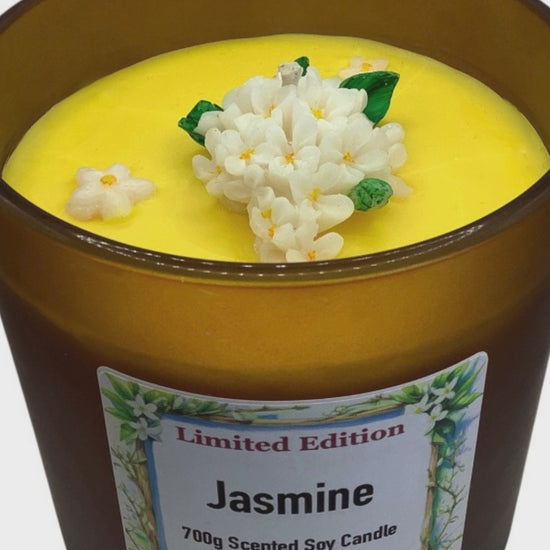 short video of limited edition decorated candles