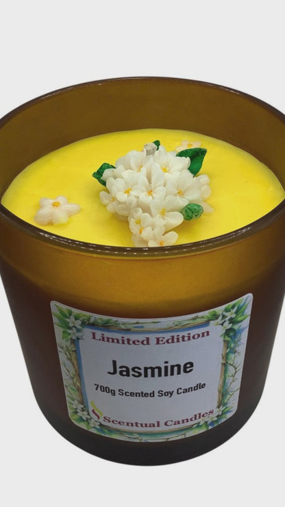 short video of limited edition decorated candles