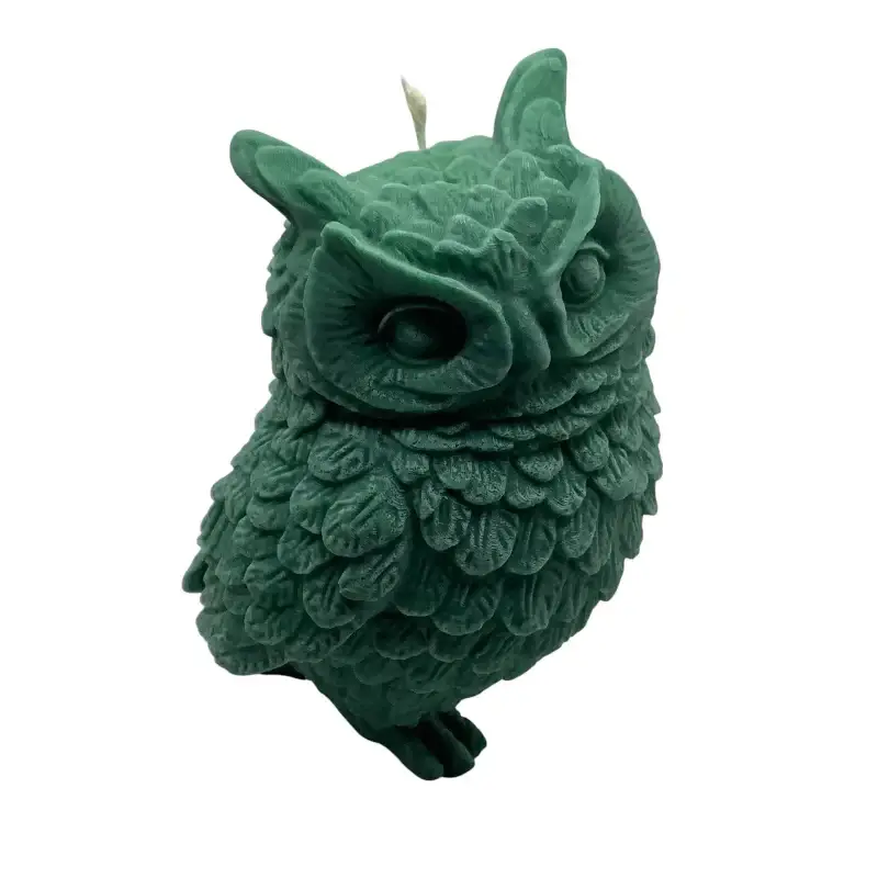 Rainforest Scented Soy Owl Candle