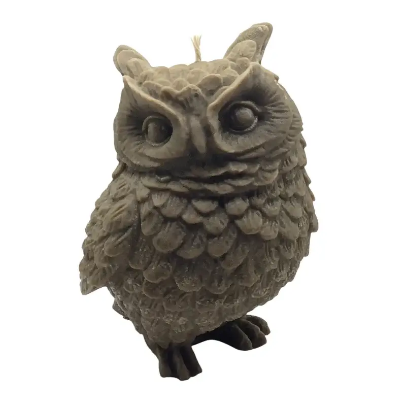 Chocolate Scented Soy Owl Candle