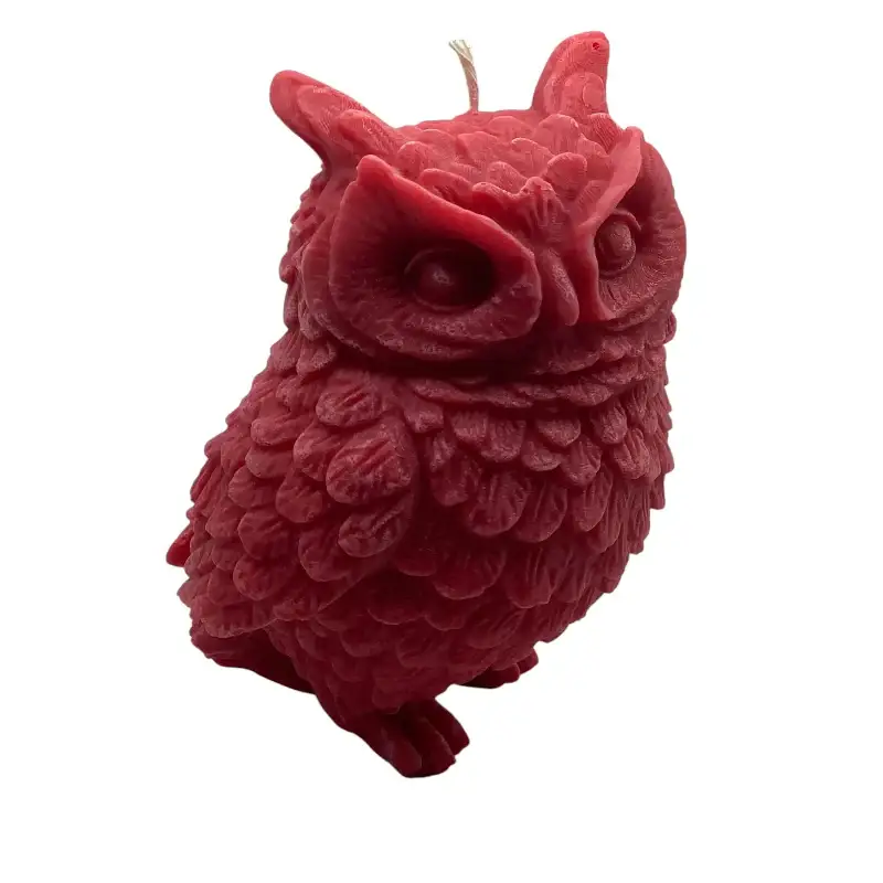 Vanilla Cinnamon Scented Soy Owl Candle
