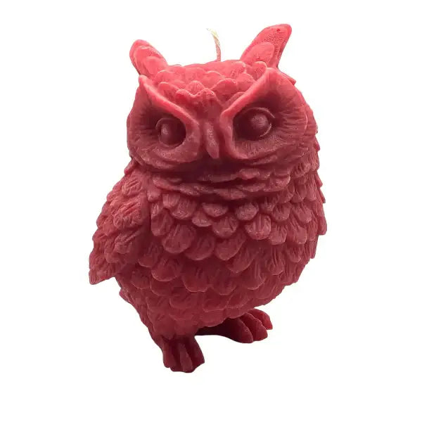 Vanilla Cinnamon Scented Soy Owl Candle