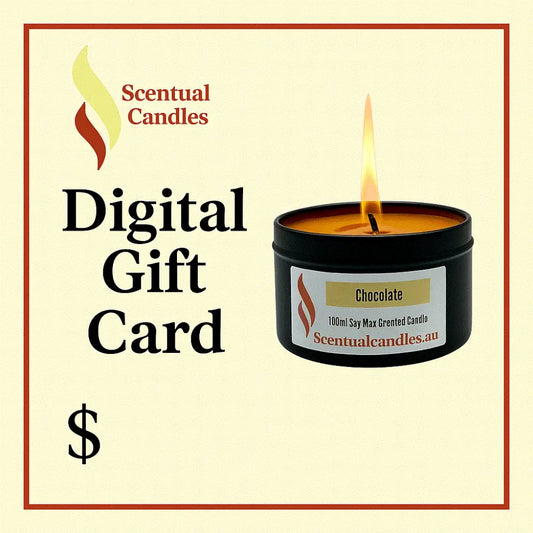 Scentual Candles Gift Card  Sydney Australia