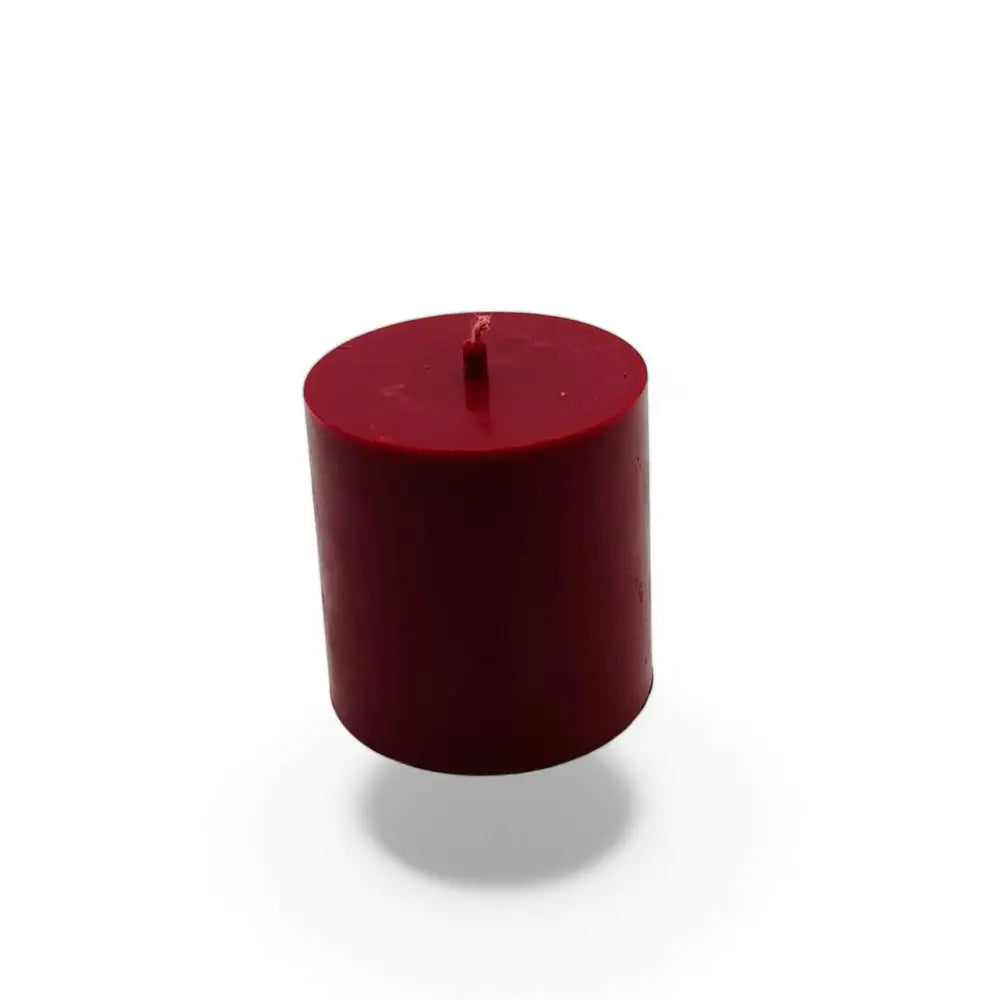 Vanilla Cinnamon Scented Soy Pillar Candle with rich aroma and elegant design.